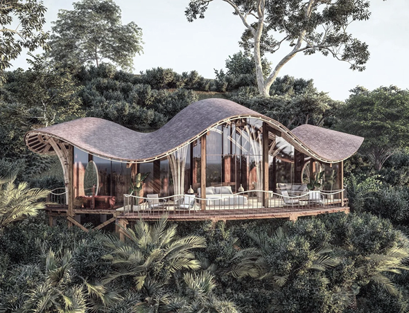 Эреберо-Хиллз: уединенное место отдыха Asilia со стеклянным фасадом над Бвинди