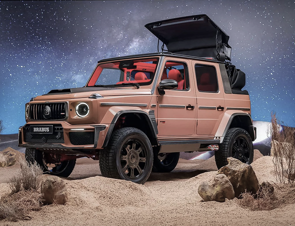 Brabus XL 800 Cabrio: Драматичный G-Wagen с панорамным видом сверху